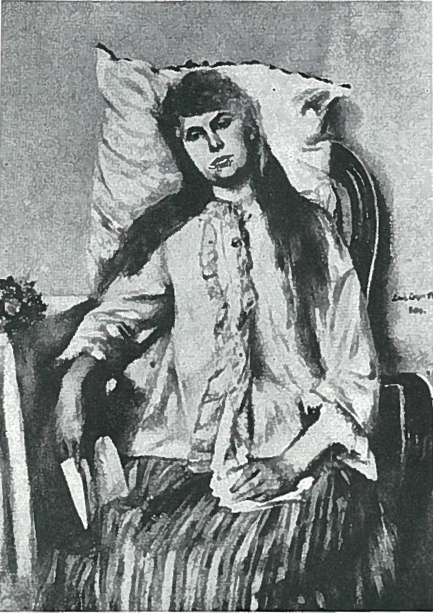 Genesendes Madchenn tekijältä Lovis Corinth