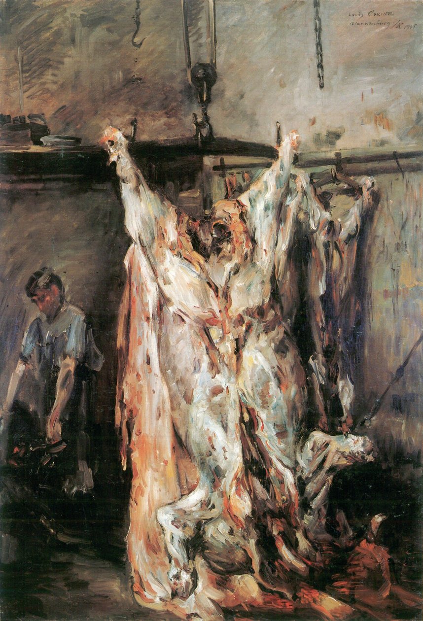 Geschlachteter Ochsen tekijältä Lovis Corinth