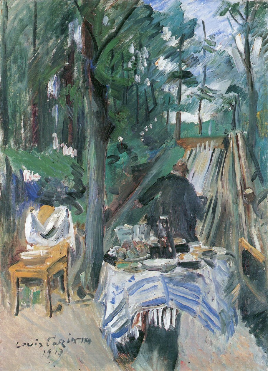 Kegelbahn tekijältä Lovis Corinth