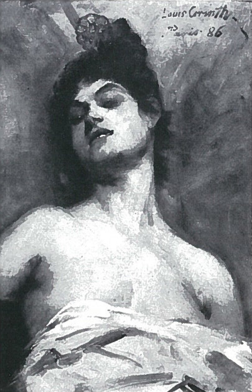 Pariserin mit hohem Kammn tekijältä Lovis Corinth