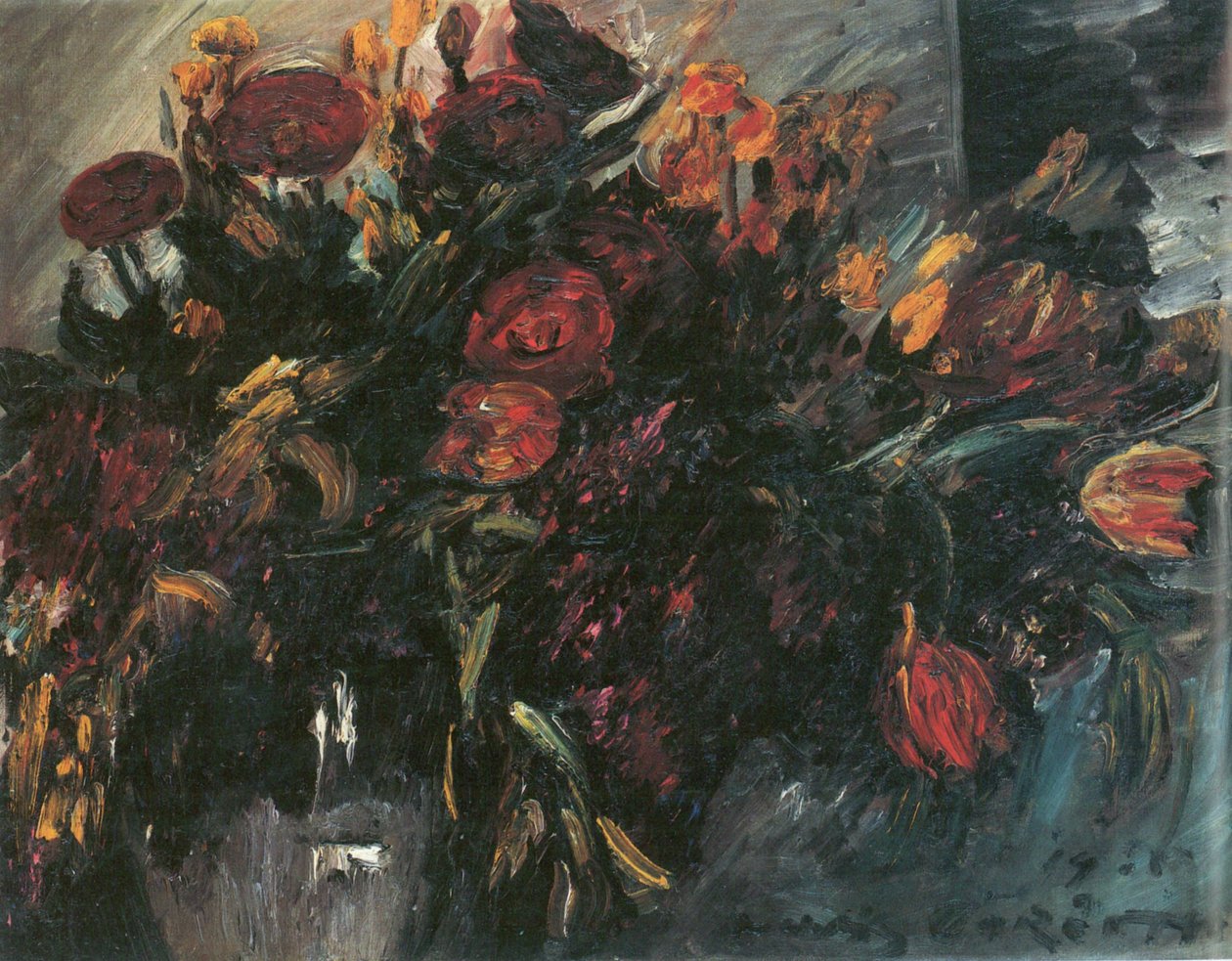  Punaiset ja keltaiset tulppaanit tekijältä Lovis Corinth