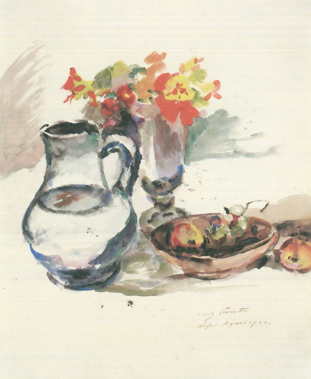 Stillleben Kapuziner-Straun tekijältä Lovis Corinth