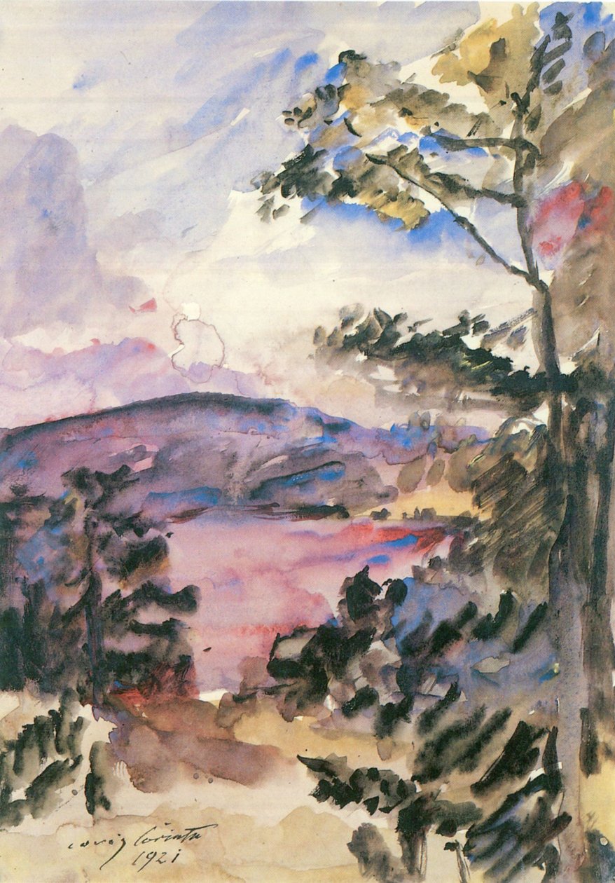 Walchensee, Abendstimmungn tekijältä Lovis Corinth