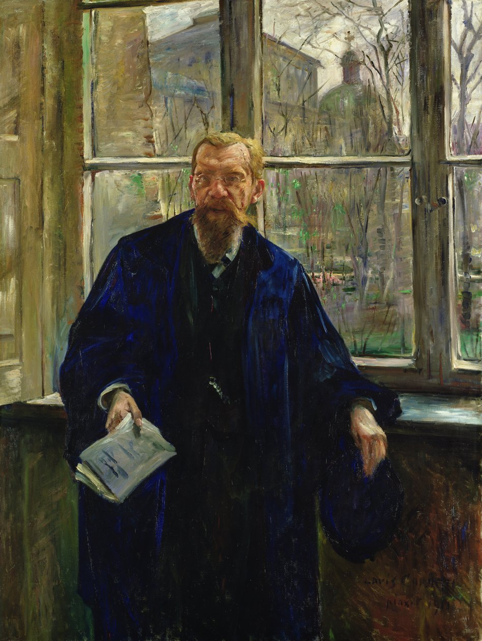 Tohtori Edward Meyerin muotokuva, 1911 tekijältä Lovis Corinth