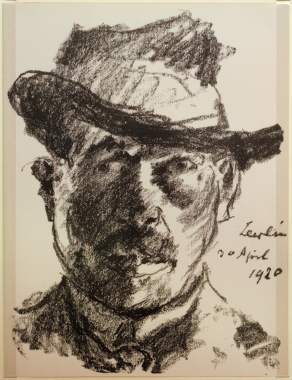 Selbstbildnis tekijältä Lovis Corinth