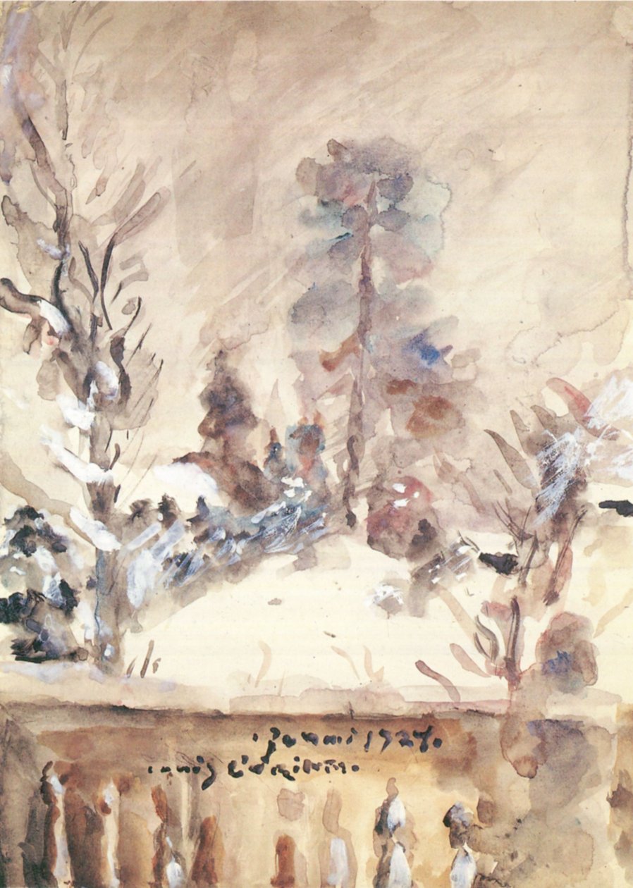 Walchensee lumessa tekijältä Lovis Corinth