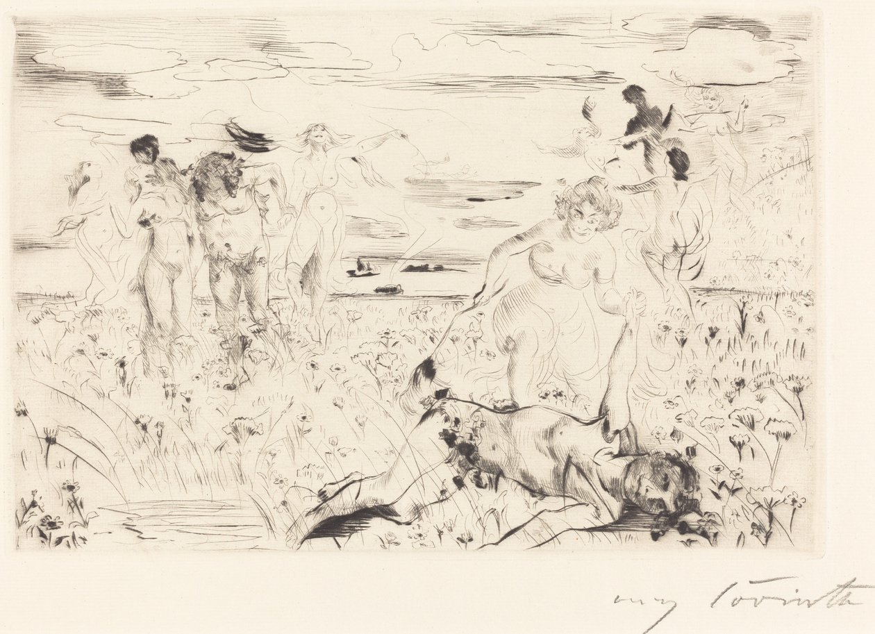 Bachnal, 1914. tekijältä Lovis Corinth
