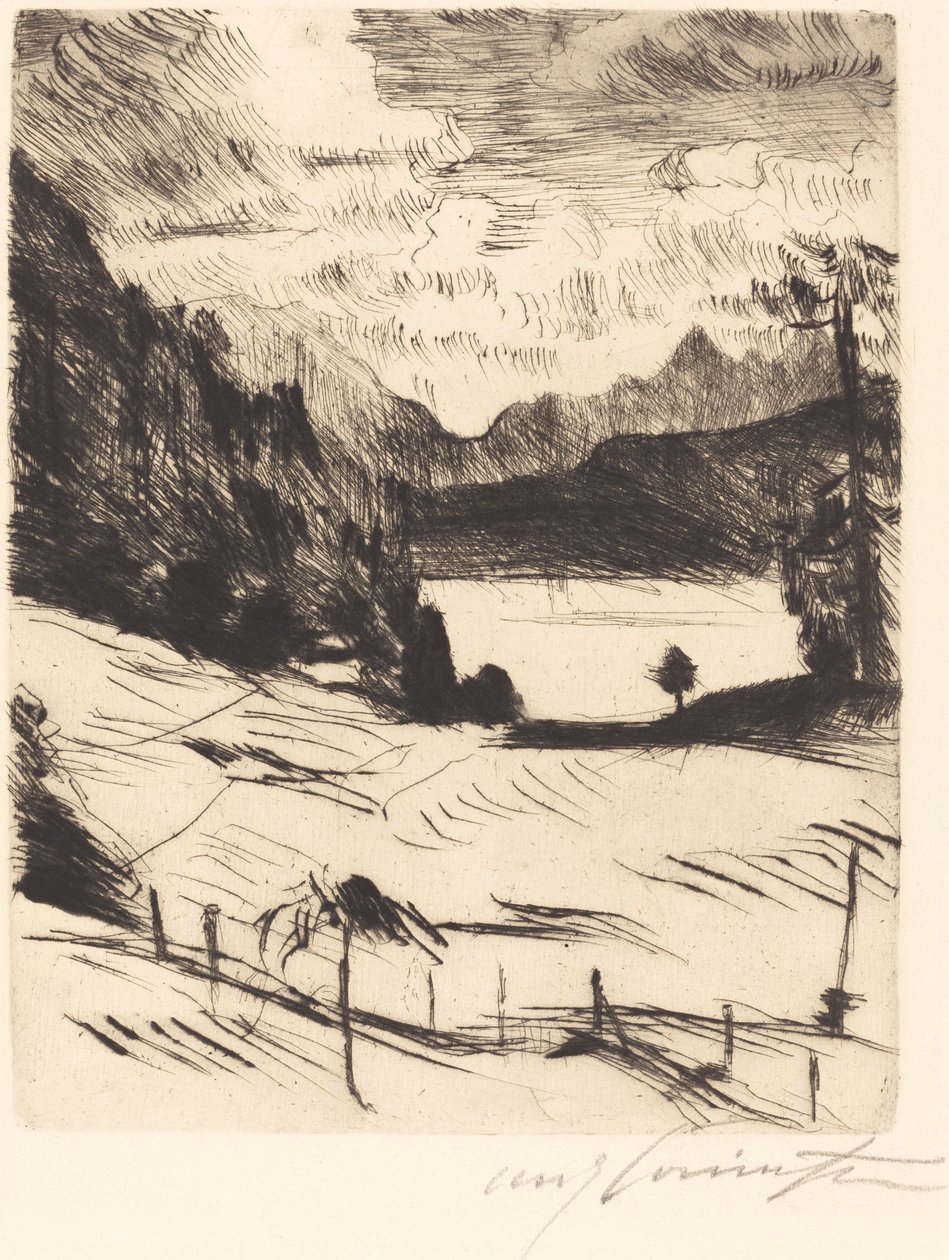 Der Walchensee (The Walchensee) tekijältä Lovis Corinth