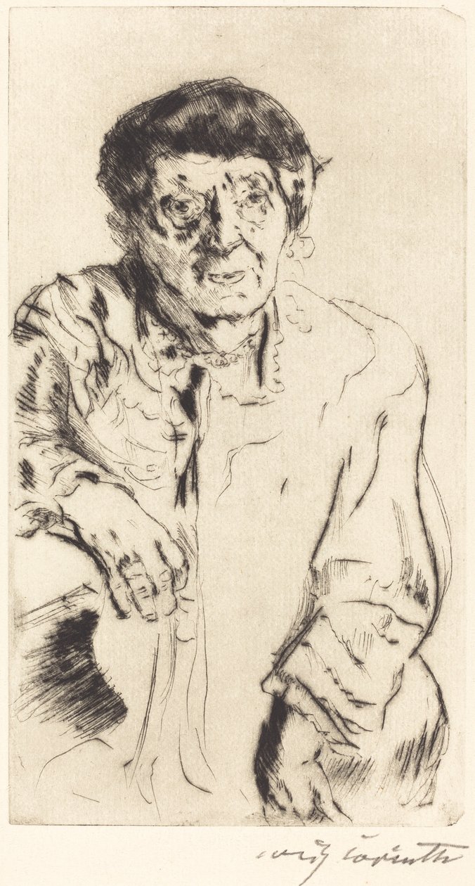 Anopin anoppi, 1916. tekijältä Lovis Corinth