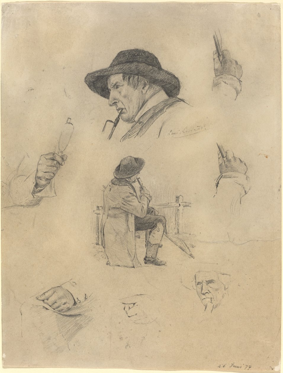 Arkki Luonnokset tekijältä Lovis Corinth