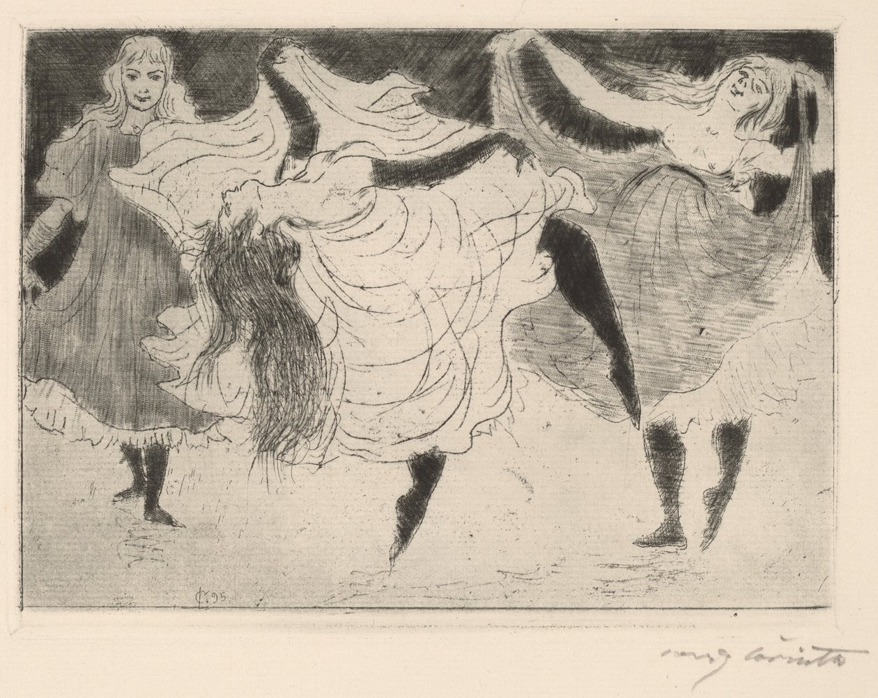 Tanssijat Tanssijat, 1895. tekijältä Lovis Corinth