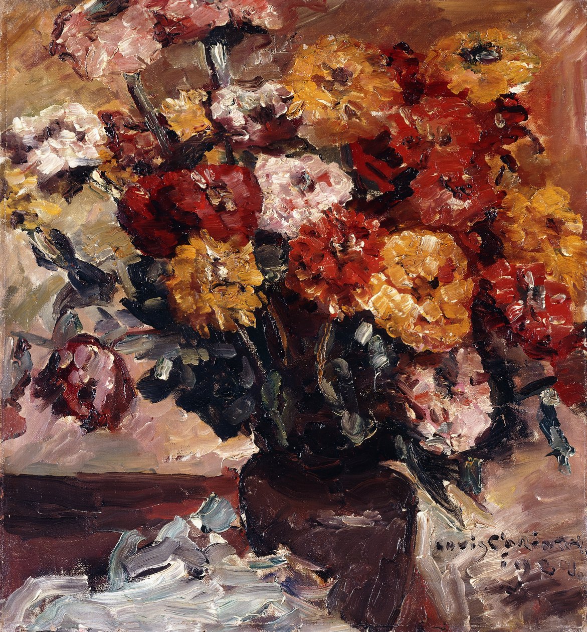 Zinnien, tekijältä Lovis Corinth