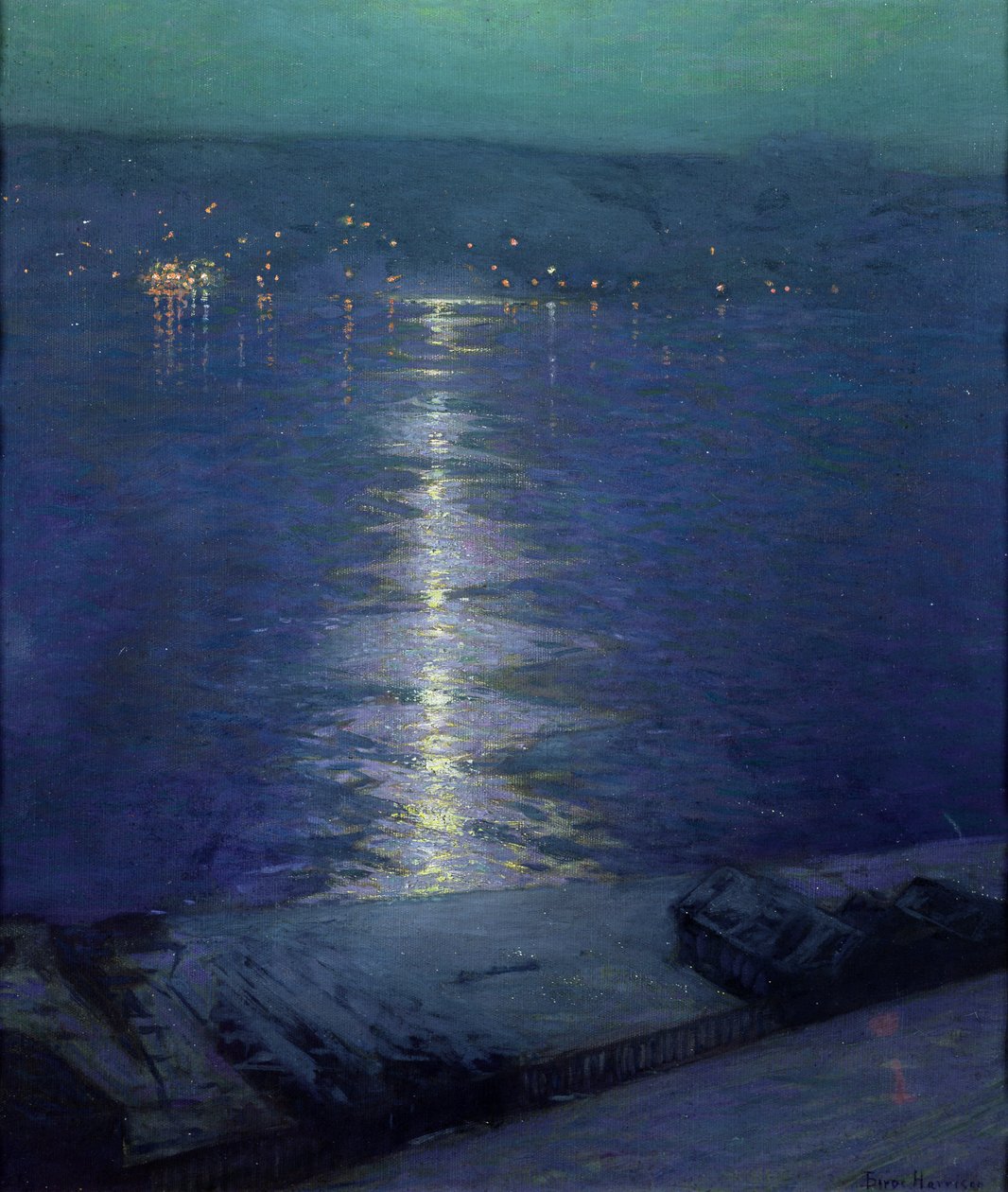 Kuunvalo joella, 1919 tekijältä Lowell Birge Harrison