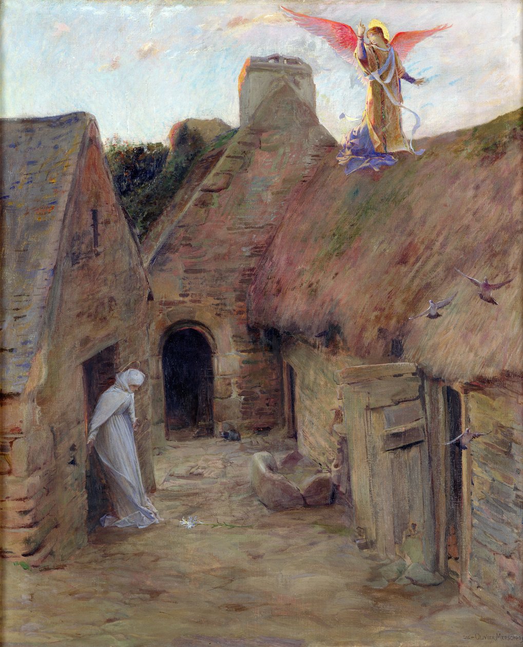 Ilmoitus, 1908 tekijältä Luc Oliver Merson