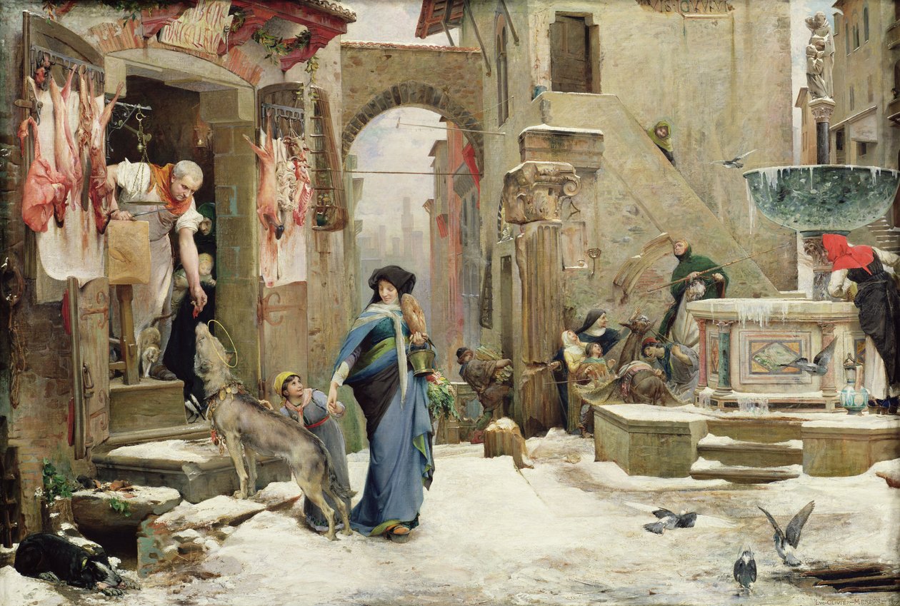 Gubbion susi, 1877 tekijältä Luc Oliver Merson