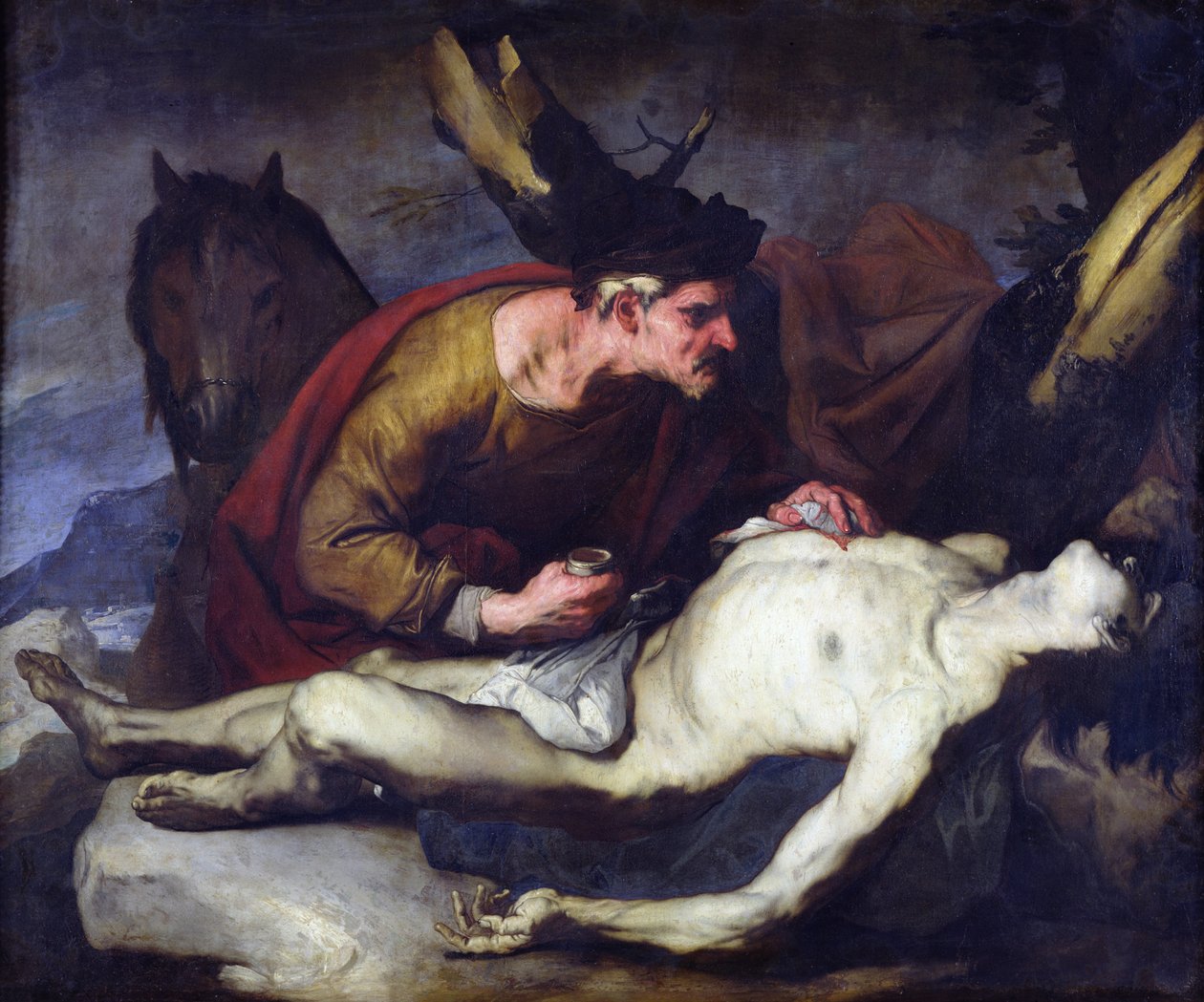 Laupias samarialainen tekijältä Luca Giordano