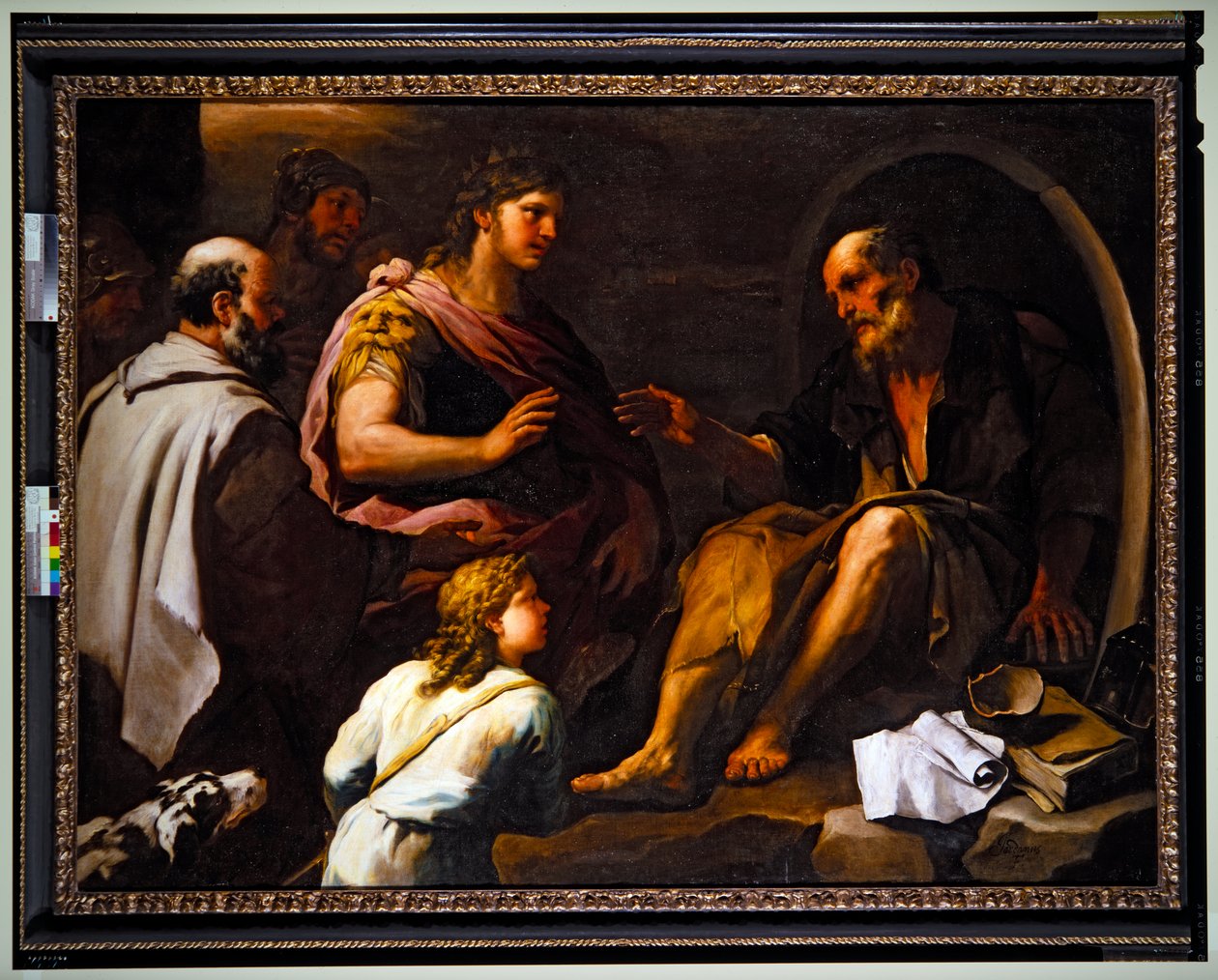 Alexander  Diogenes (maalaus) tekijältä Luca Giordano