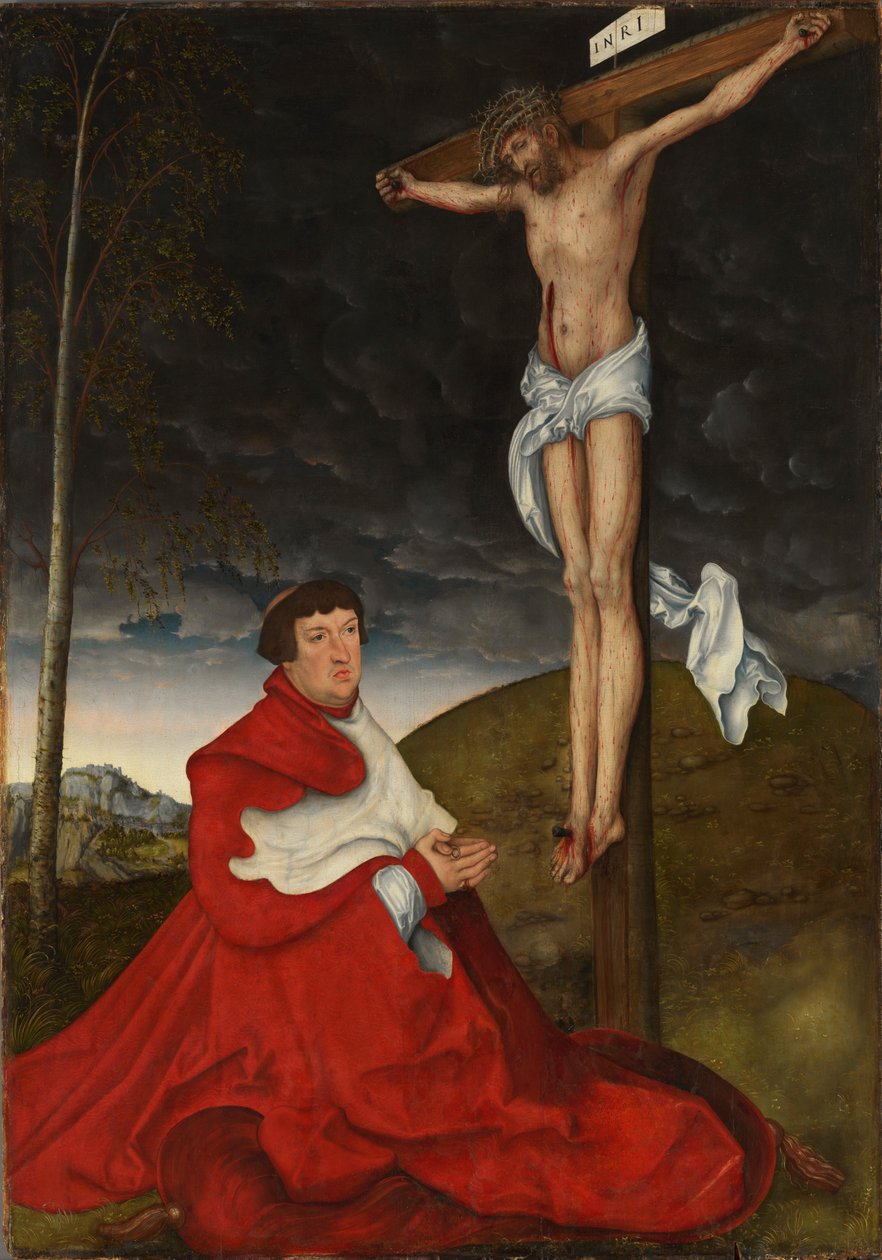 Christus ist als Gegenstand der Passionsmeditation zu verstehen tekijältä Lucas Cranach the Elder