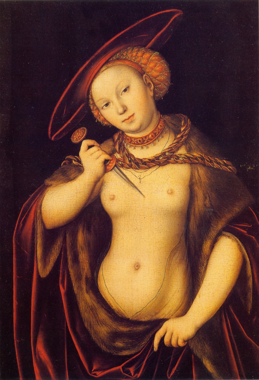 Lucretia tekijältä Lucas Cranach the Elder