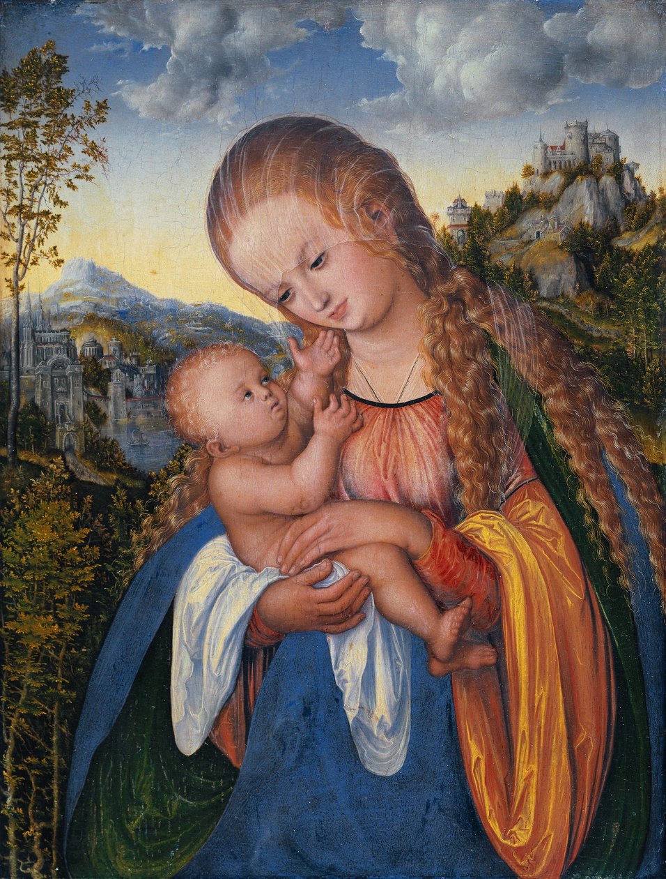 Madonna mit Kind tekijältä Lucas Cranach the Elder