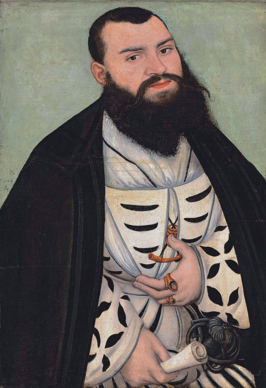 Tohtori Johann Scheiringin muotokuva tekijältä Lucas Cranach the Elder