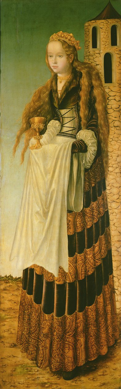 St. Barbara, 1906 tekijältä Lucas Cranach the Elder