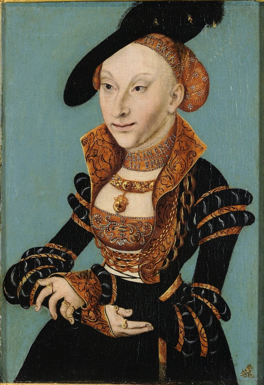 Sibylle von Cleve tekijältä Lucas Cranach the Elder