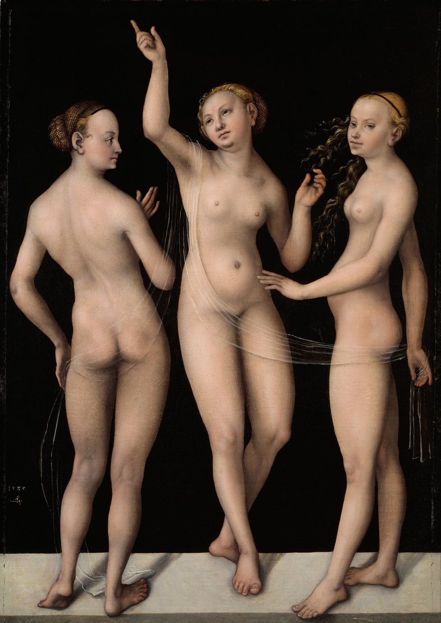 Kolme Armoa tekijältä Lucas Cranach the Elder