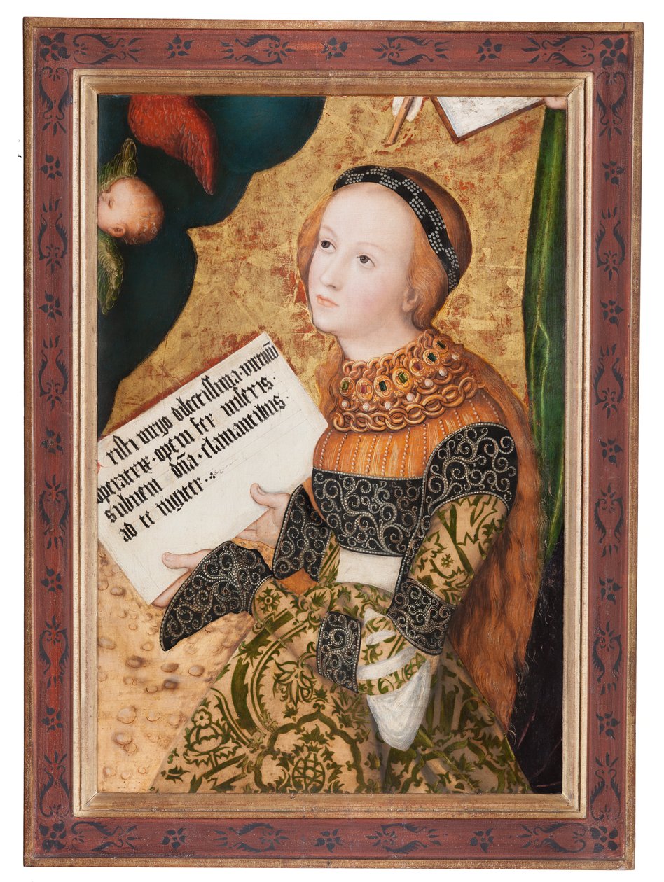 Pyhä Kristiina, n. 1520-22 tekijältä Lucas Cranach the Elder