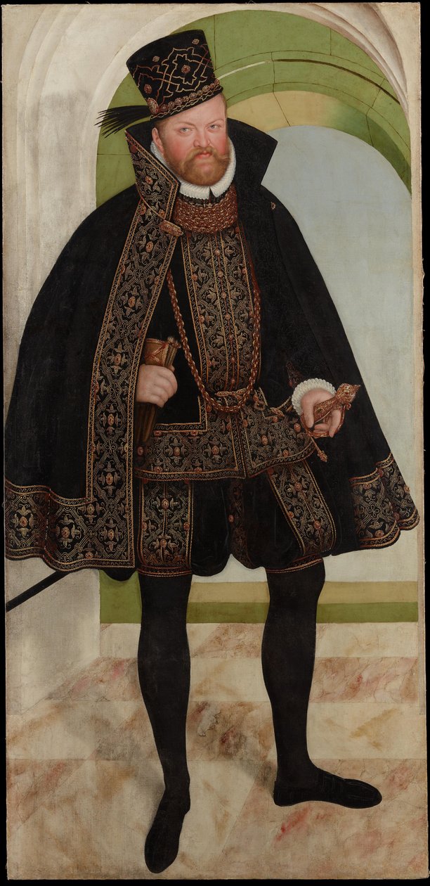 Elokuuta, Saksin vaaliruhtinas (1526-1586) tekijältä Lucas Cranach the Younger  