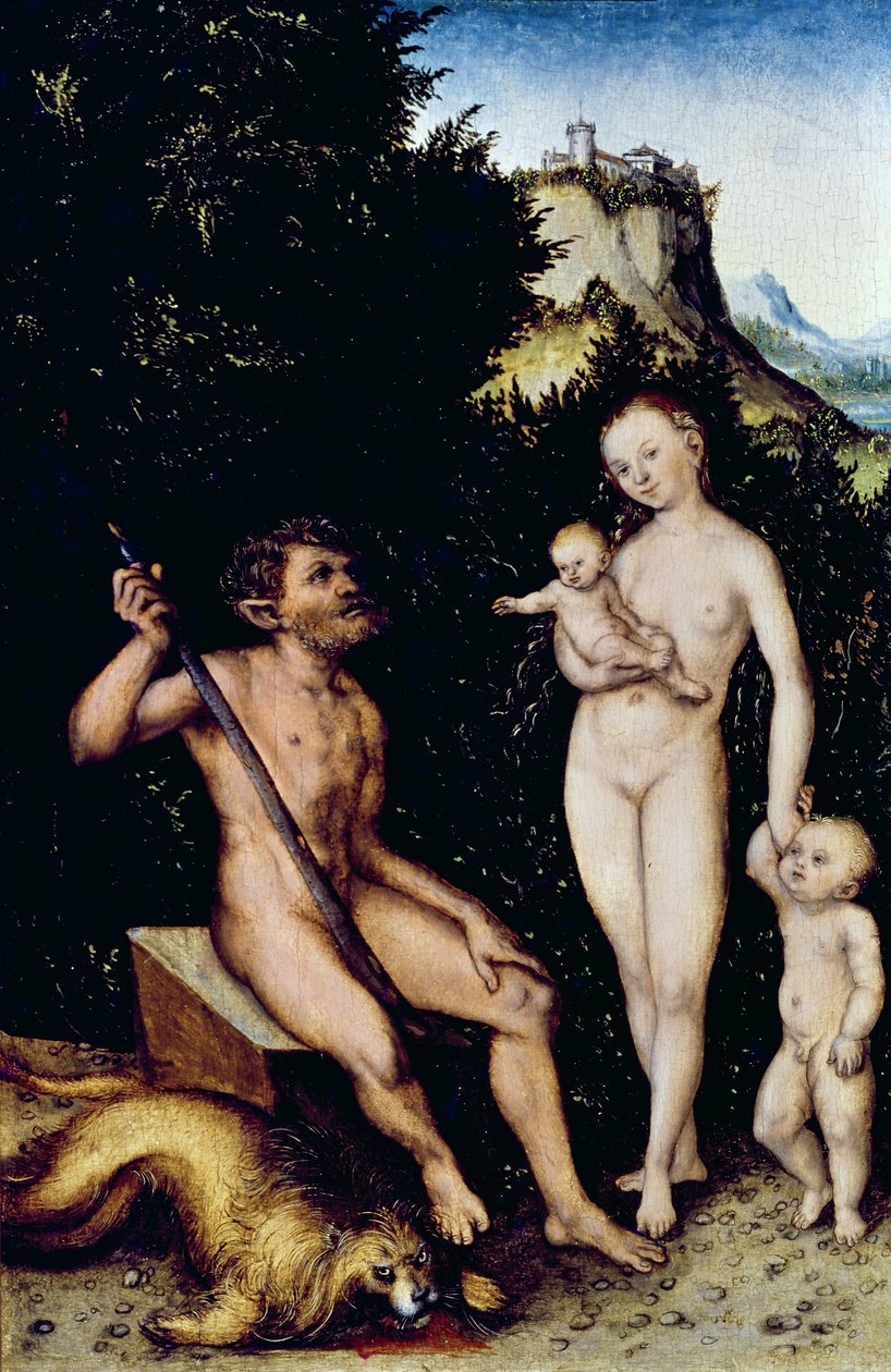 Faunin perhe tekijältä Lucas Cranach the Younger
