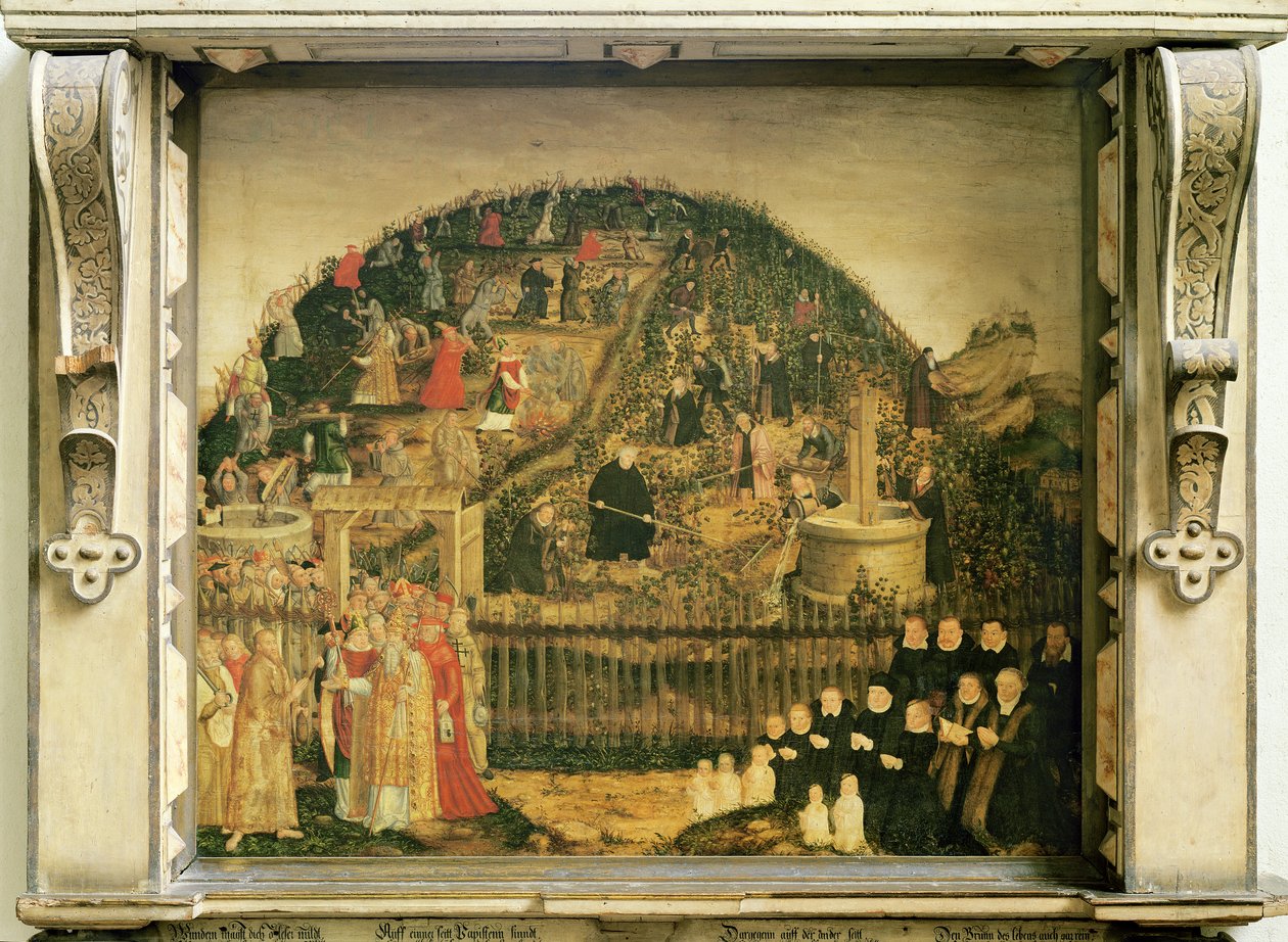 Herran viinitarha, 1569 tekijältä Lucas Cranach the Younger