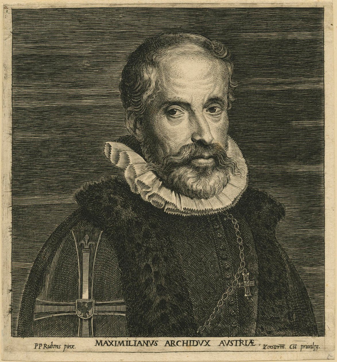 Maximilian II, Itävallan arkkiherttua, Rubensin jälkeen tekijältä Lucas Emil Vorsterman