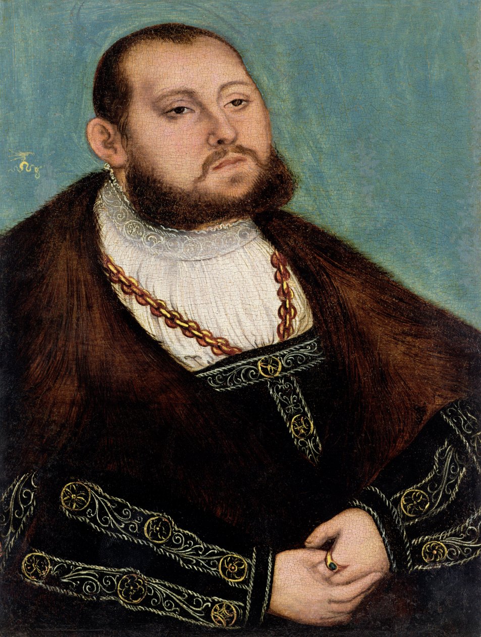 Valitsija Johann Friedrich "Magnanimous" tekijältä Lucas Cranach