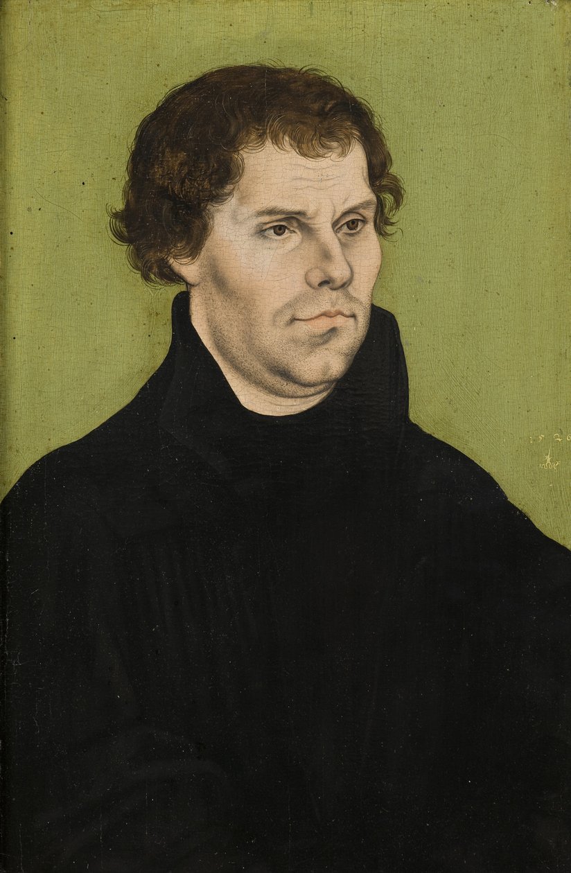 Martti Lutherin muotokuva, 1527 tekijältä Lucas Cranach the Elder