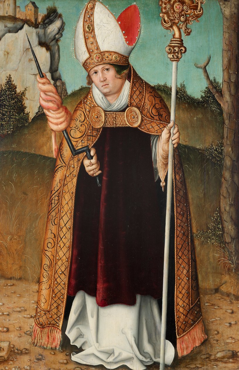 Hl. Erasmus tekijältä Lucas Cranach d. Ä.