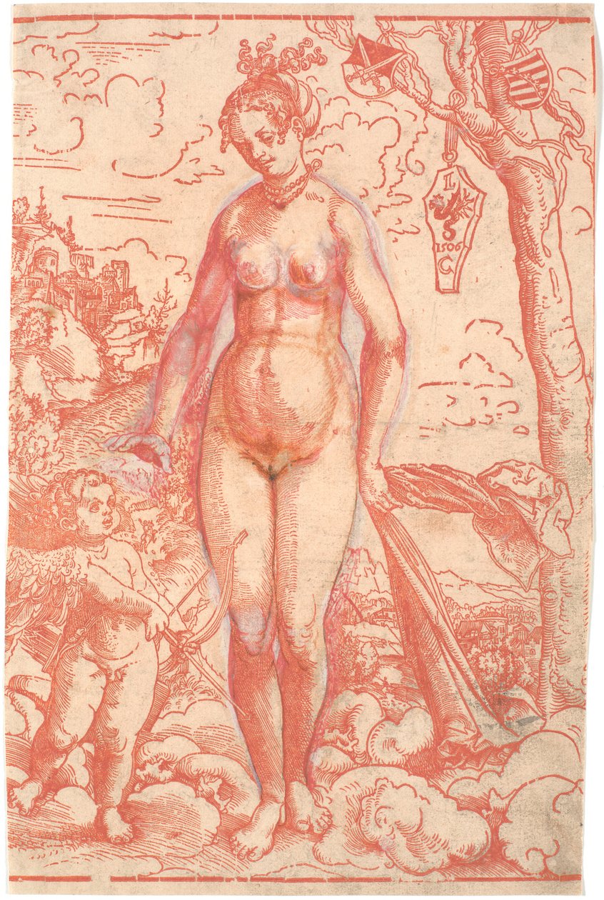 Venus ja Cupid tekijältä Lucas Cranach d.Æ.