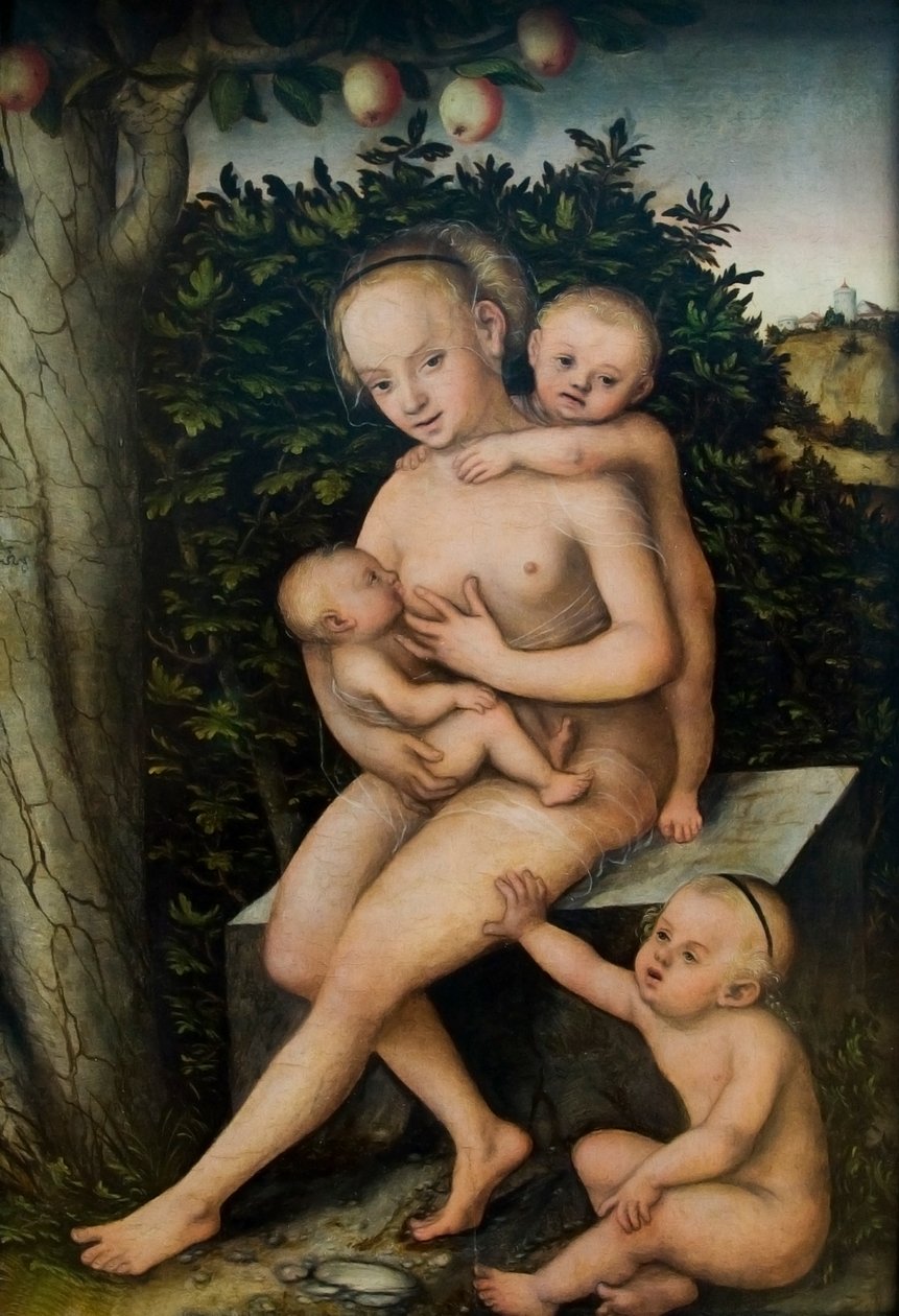 Caritas tekijältä Lucas Cranach the Elder