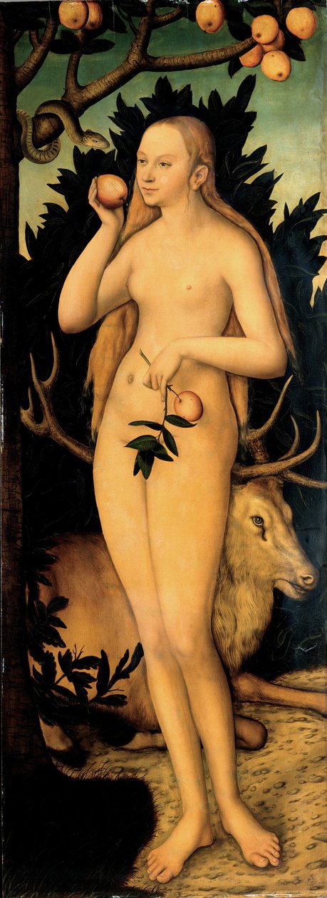 Eeva, vuoden 1537 jälkeen tekijältä Lucas Cranach the Elder