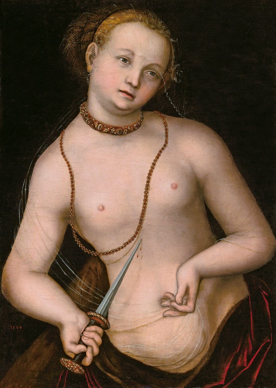 Lucretia tekijältä Lucas Cranach the Elder