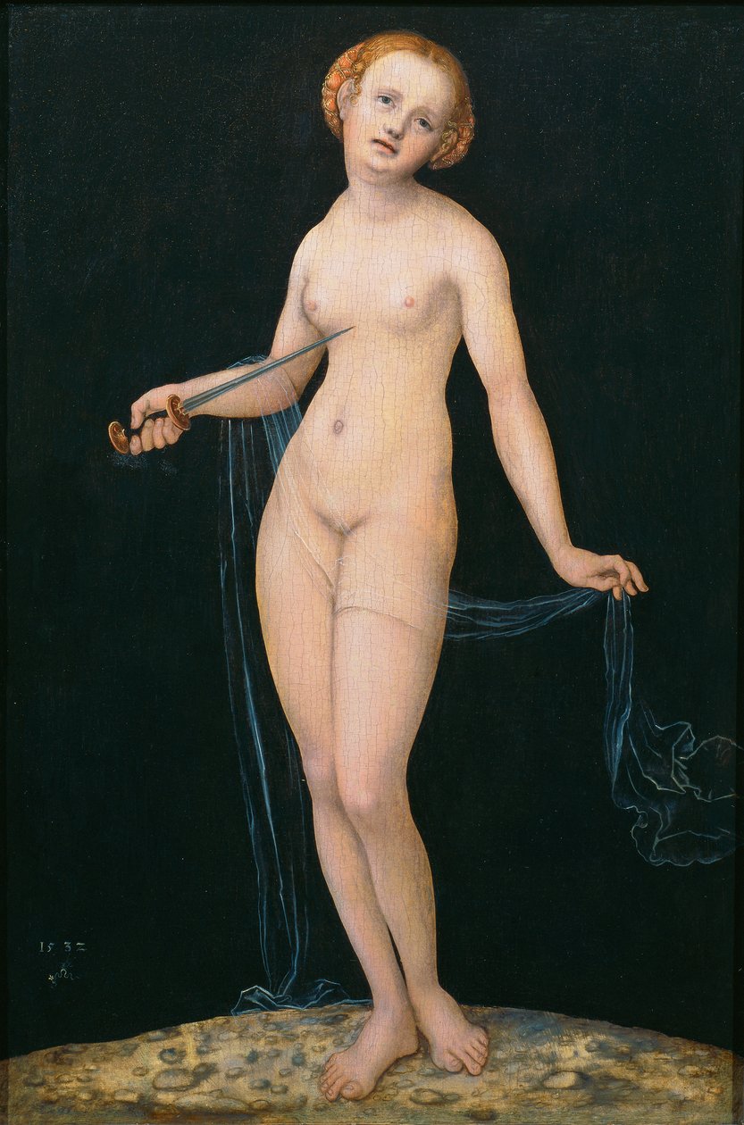 Lucretia tekijältä Lucas Cranach the Elder