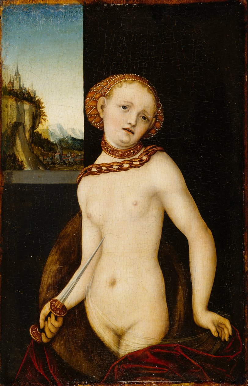 Lucretia, 1530. tekijältä Lucas Cranach the Elder