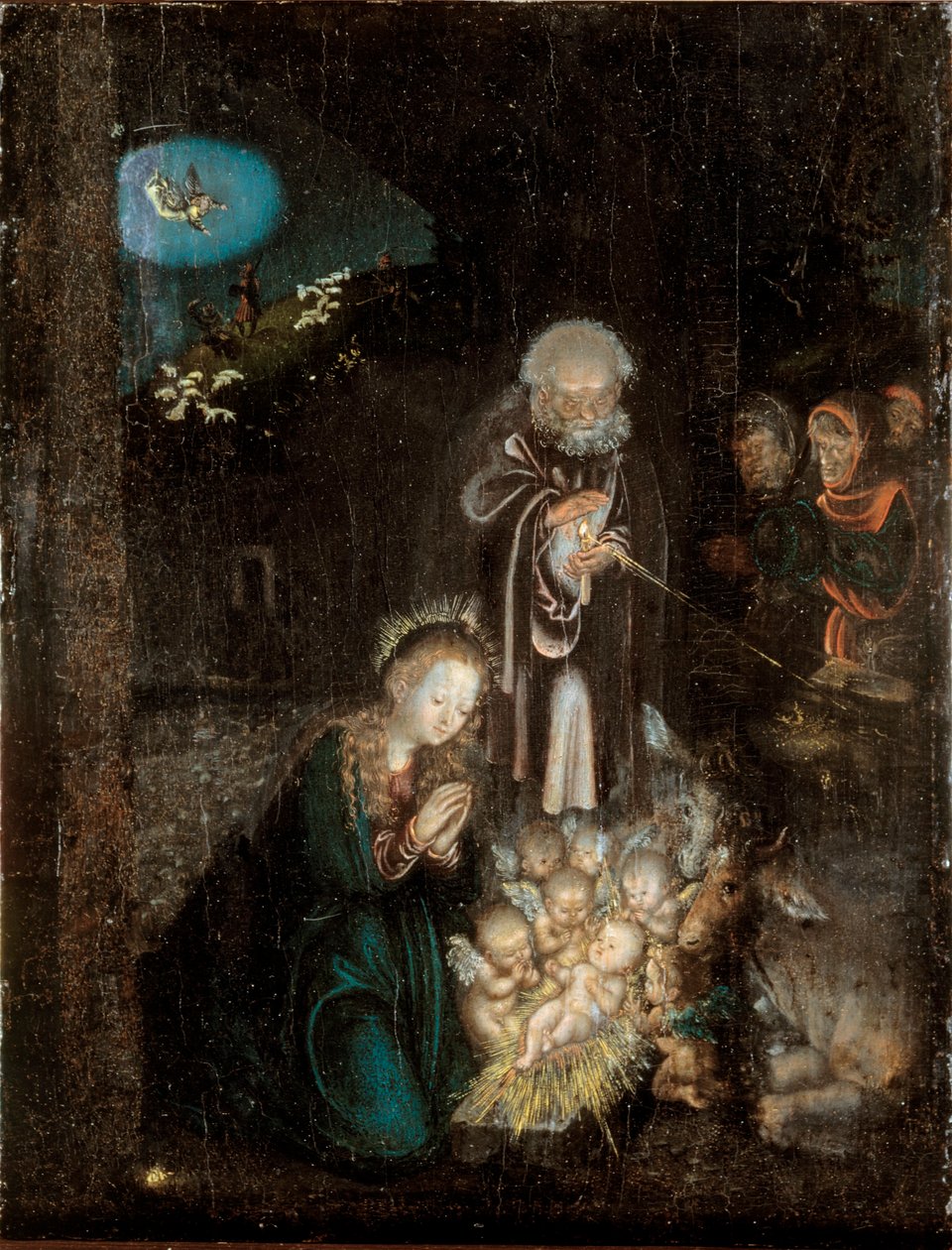 Syntymä tekijältä Lucas Cranach the Elder