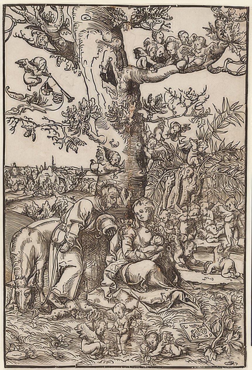 Lepää lenkillä tekijältä Lucas Cranach the Elder