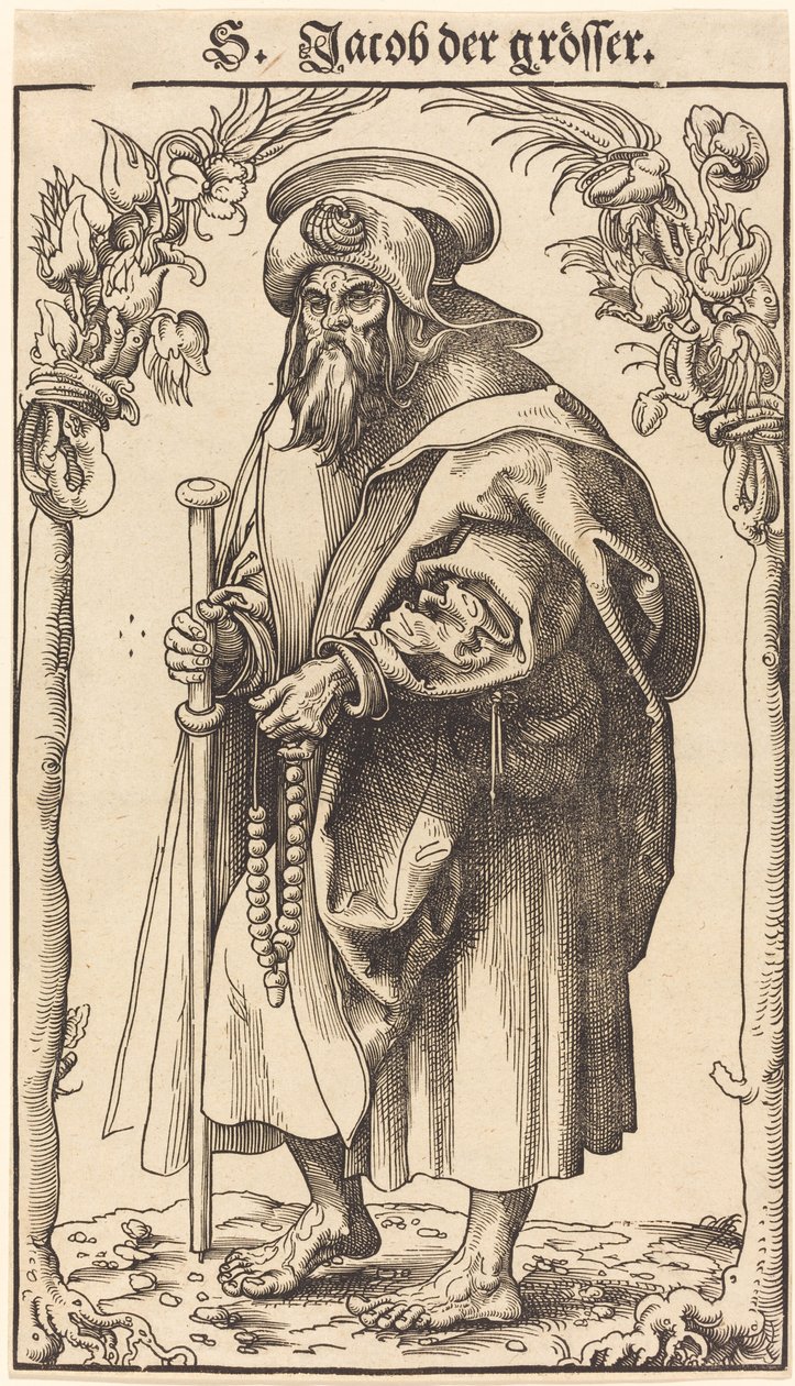 Pyhä Jaakob Suurempi tekijältä Lucas Cranach the Elder