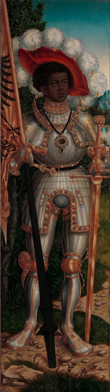 Saint Maurice, n. 1520-25. tekijältä Lucas Cranach the Elder