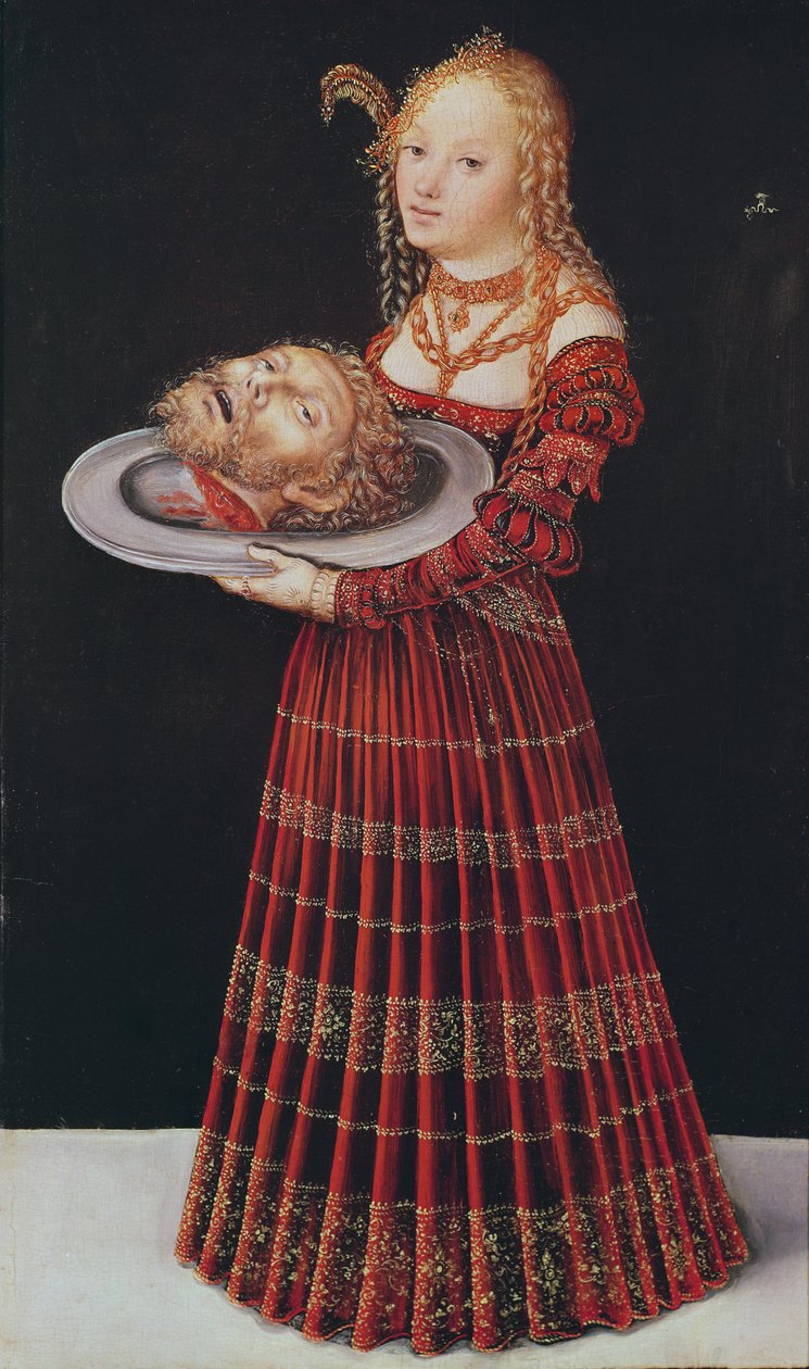 Salomé (öljy puulle) tekijältä Lucas Cranach the Elder