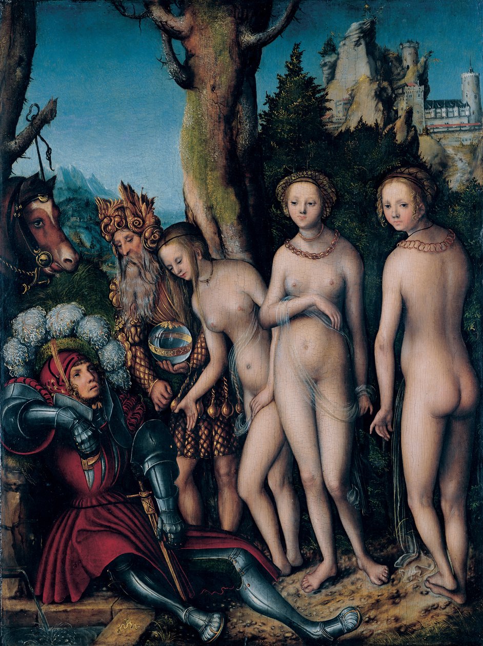 Pariisin tuomio tekijältä Lucas Cranach the Elder