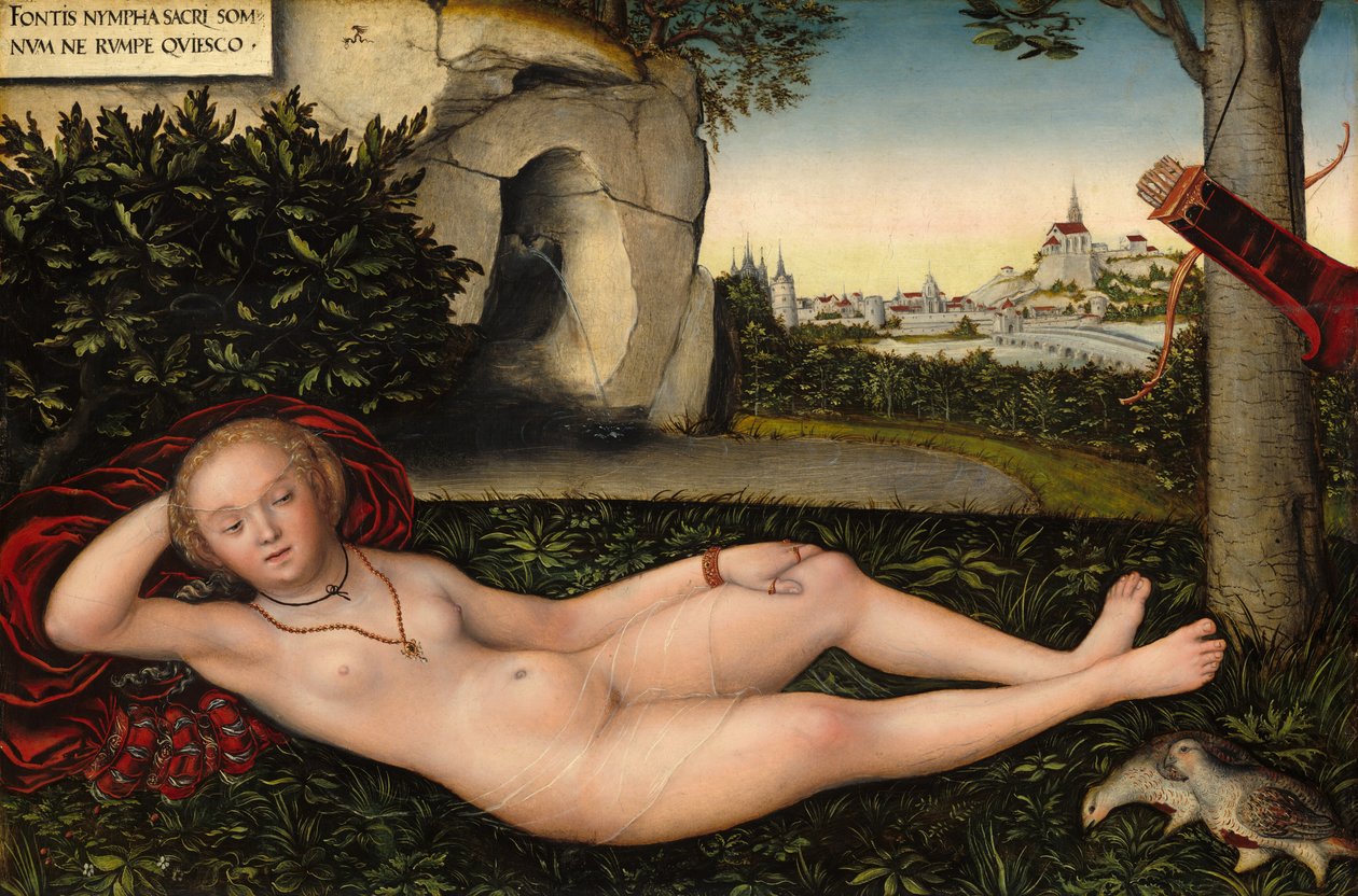 Kevään nymfi tekijältä Lucas Cranach the Elder