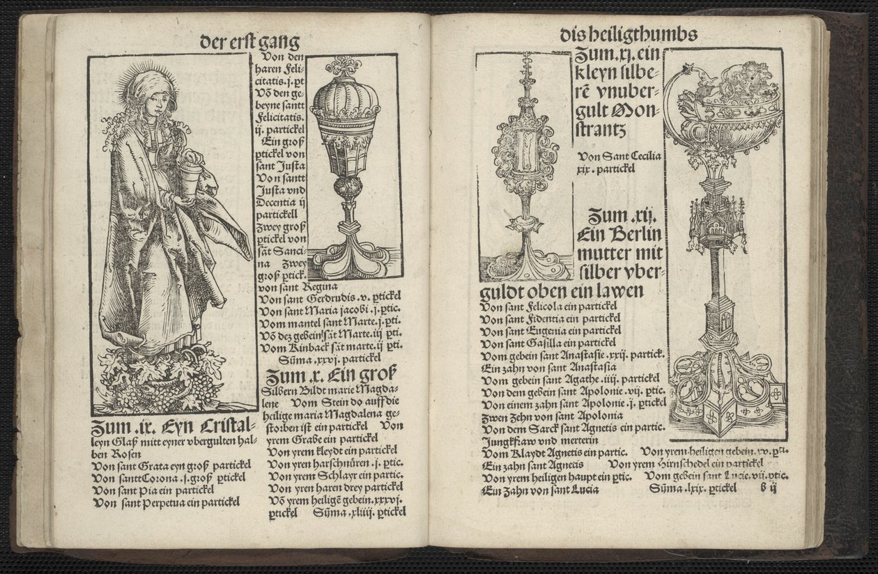 Wittenbergin reliikkikirja (Wittenberger Heiligthumsbuch) tekijältä Lucas Cranach the Elder